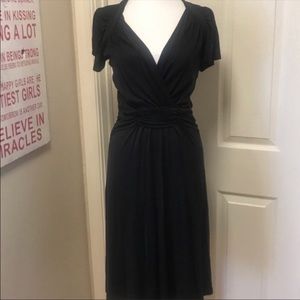 Like New! Banana Republic SILK Black Dress X-Small